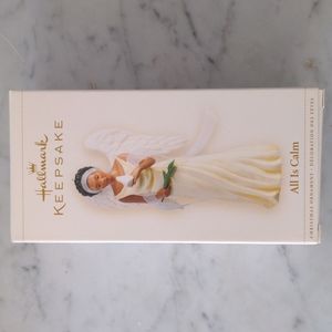 Hallmark All Is Calm Angel Ornament 2006